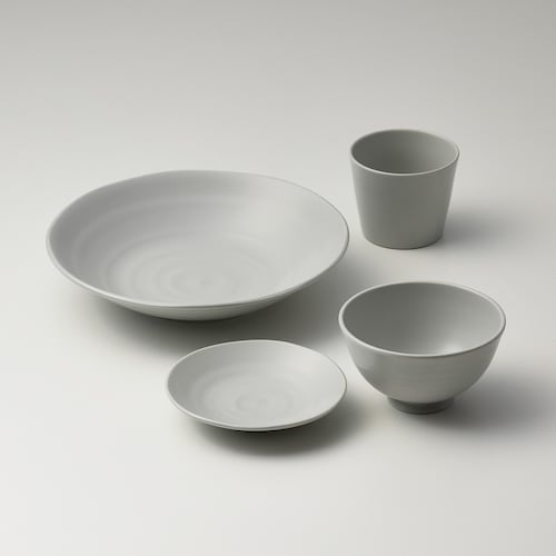使いやすい軽量食器４点セット［日本製］ ＜1人用・4枚セット＞ 【食洗機/電子レンジ対応】