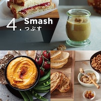 なめらかなディップ、バターなどが作れます
