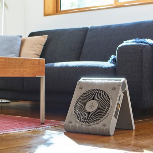 太陽光で発電できる扇風機 ソーラーパワーファン 【防災に 節電対策に】