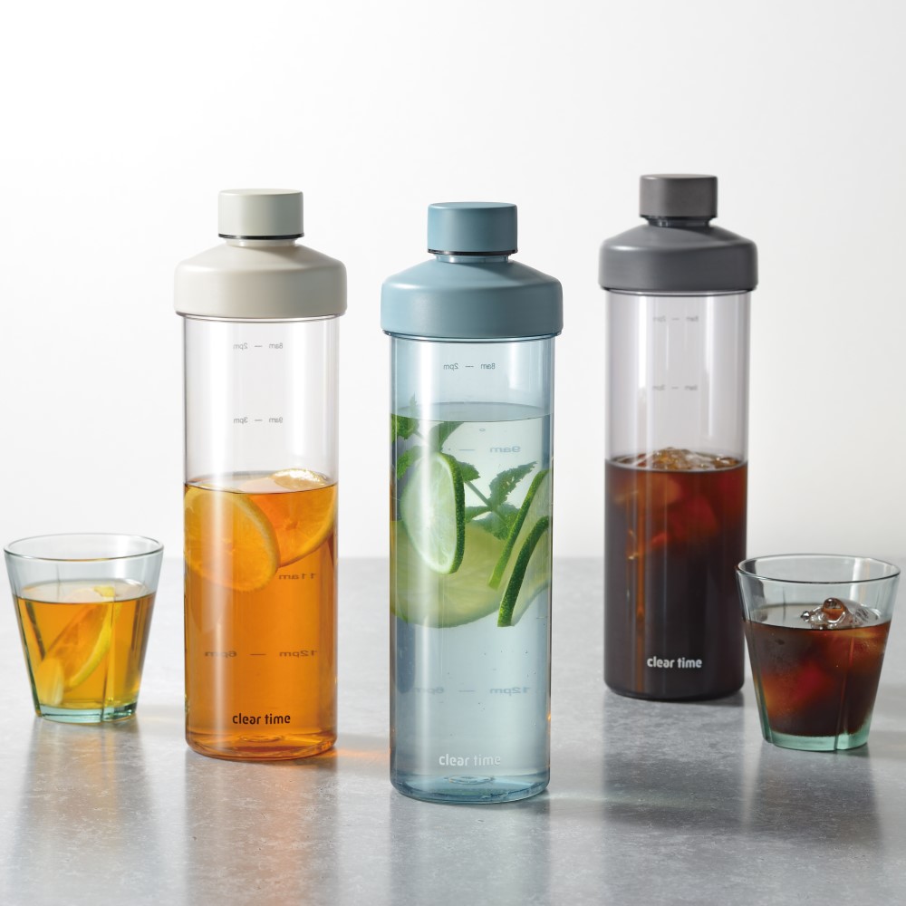 中まで洗いやすい 目盛り付きウォーターボトル <1000ml> 中まで洗いやすい 目盛り付きウォーターボトル <1000ml>