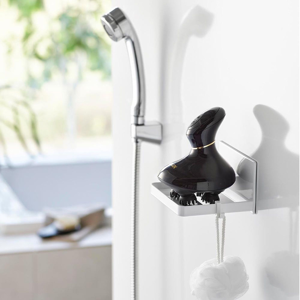 【タワー/tower】マグネットバスルームヘッドマッサージ器収納ラック 【タワー/tower】マグネットバスルームヘッドマッサージ器収納ラック