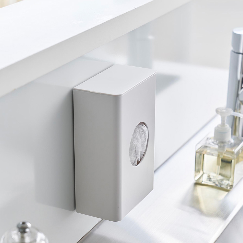 【タワー/tower】マグネット水切りネットホルダー 【タワー/tower】マグネット水切りネットホルダー