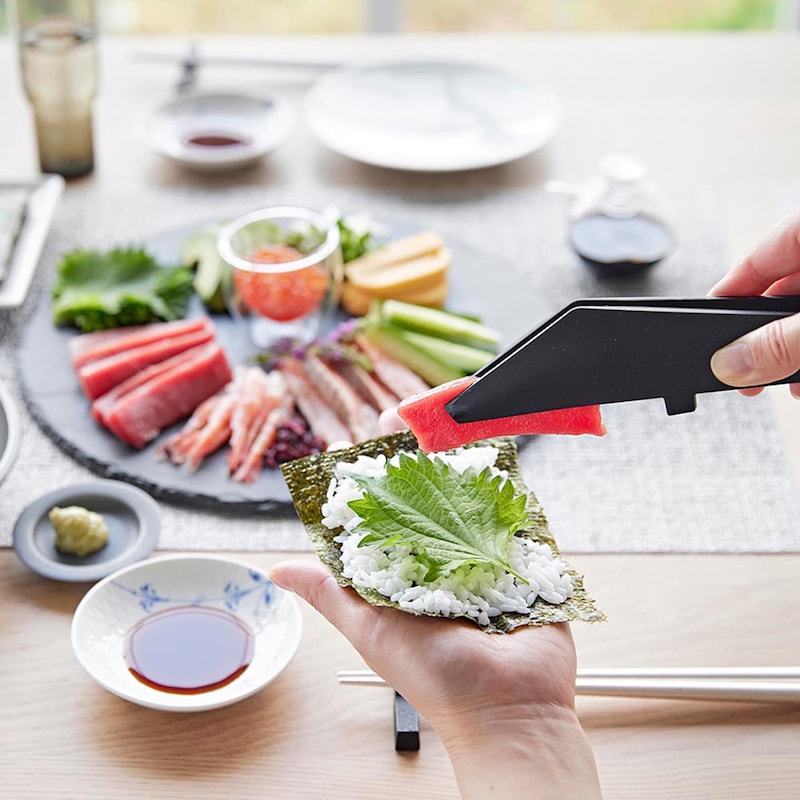食材が滑りにくいので、盛り付けにも便利です