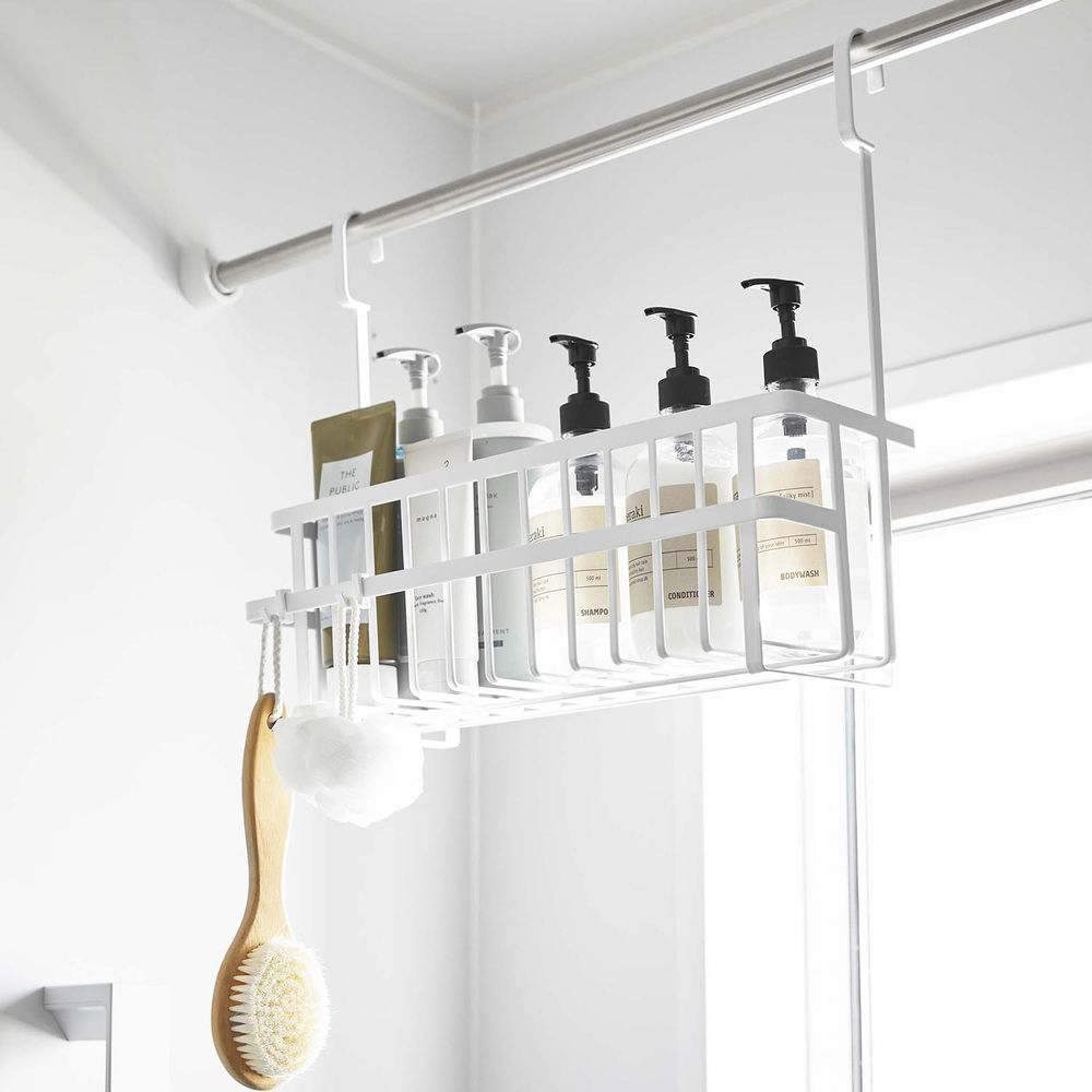 【タワー/tower】引っ掛けバスルームバスケット ワイド 【タワー/tower】引っ掛けバスルームバスケット ワイド