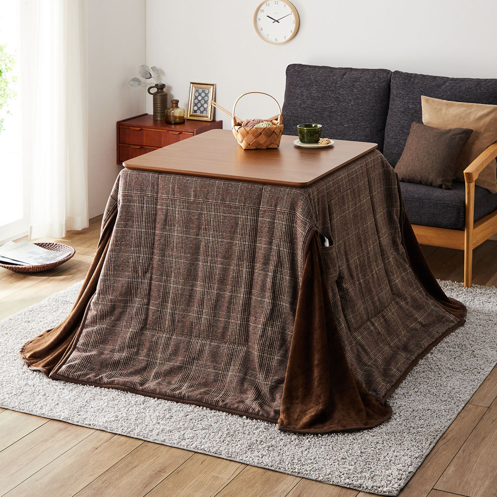 【ベルメゾン】ツイード風生地のダイニング対応こたつ布団 【ベルメゾン】ツイード風生地のダイニング対応こたつ布団