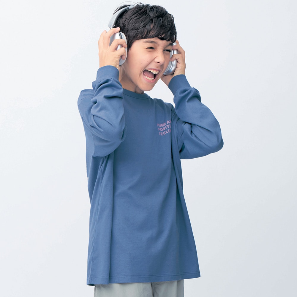 毎日着たくなる袖リブ長袖Tシャツ（Everyday with TEE） 【子供服
