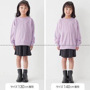 サイズ別着用比較／モデル身長127cm