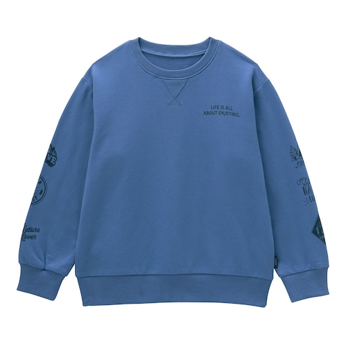 毎日着たくなるミニ裏毛袖リブ長袖Ｔシャツ（Everyday with TEE） 【子供服】