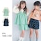 ネコドットキャミレイヤードＴシャツ＆ショートパンツセット 【子供服 長袖】