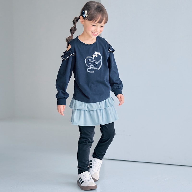 ネイビー／モデル身長110cm・サイズ110