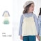 レースシフォンキャミレイヤード風長袖リブプルオーバー 【子供服】