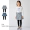 ハートチュールモチーフ刺繍デザインリブスカッツ 【子供服】