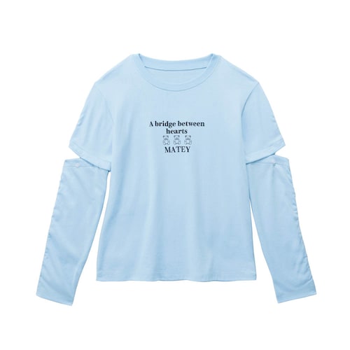 ３WＡY袖シャーリングＴシャツ 【子供服】