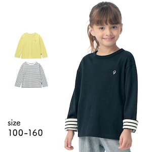 【ジータ/GITA】丈が調節できて長く着れる ロールアップTシャツ