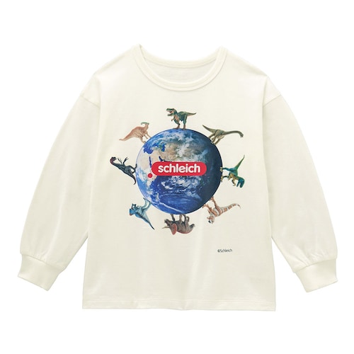 リアル恐竜プリント袖リブ長袖Ｔシャツ 【子供服】