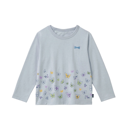 名札ココ選べるプリントシワが寄りにくい長袖Ｔシャツ 【子供服】