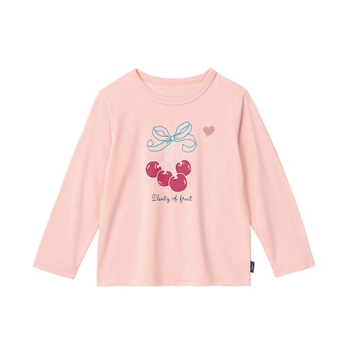 名札ココ選べるプリントシワが寄りにくい長袖Ｔシャツ 【子供服】
