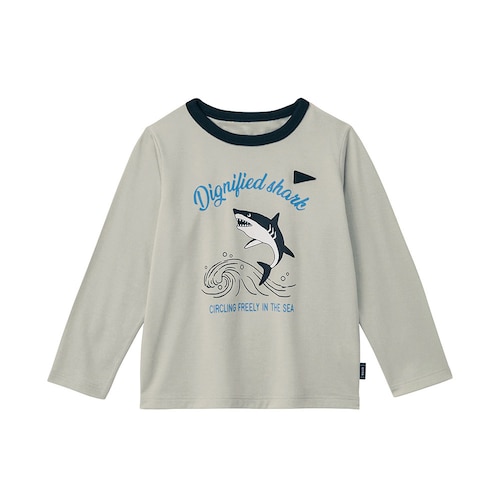 名札ココ選べるプリントシワが寄りにくい長袖Ｔシャツ 【子供服】