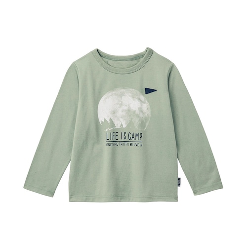 名札ココ選べるプリントシワが寄りにくい長袖Ｔシャツ 【子供服】