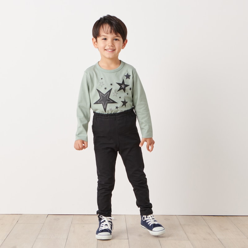 シンプルセット／モデル身長108.5cm・110サイズ着用
