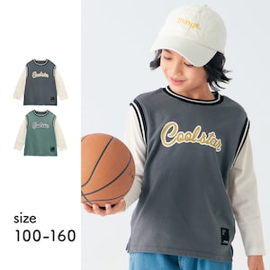 【ジータ/GITA】フェイクレイヤード長袖Tシャツ 【子供服】