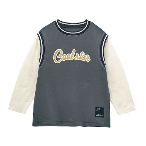 フェイクレイヤード長袖Ｔシャツ 【子供服】