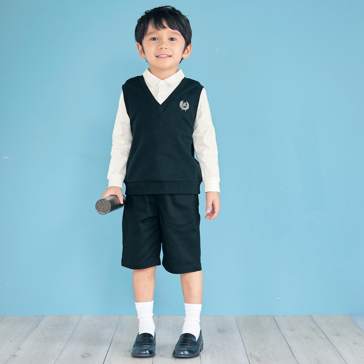 ベストレイヤード風長袖プルオーバー 【子供服 フォーマル】 ジータ/GITA