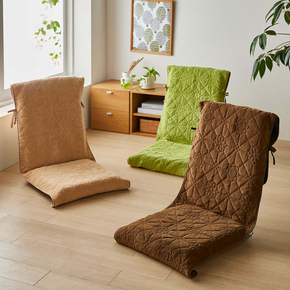 【ベルメゾン】リバーシブルで使える座椅子カバー・椅子カバー