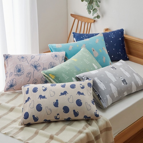 もちもち素材ののびのび枕カバー