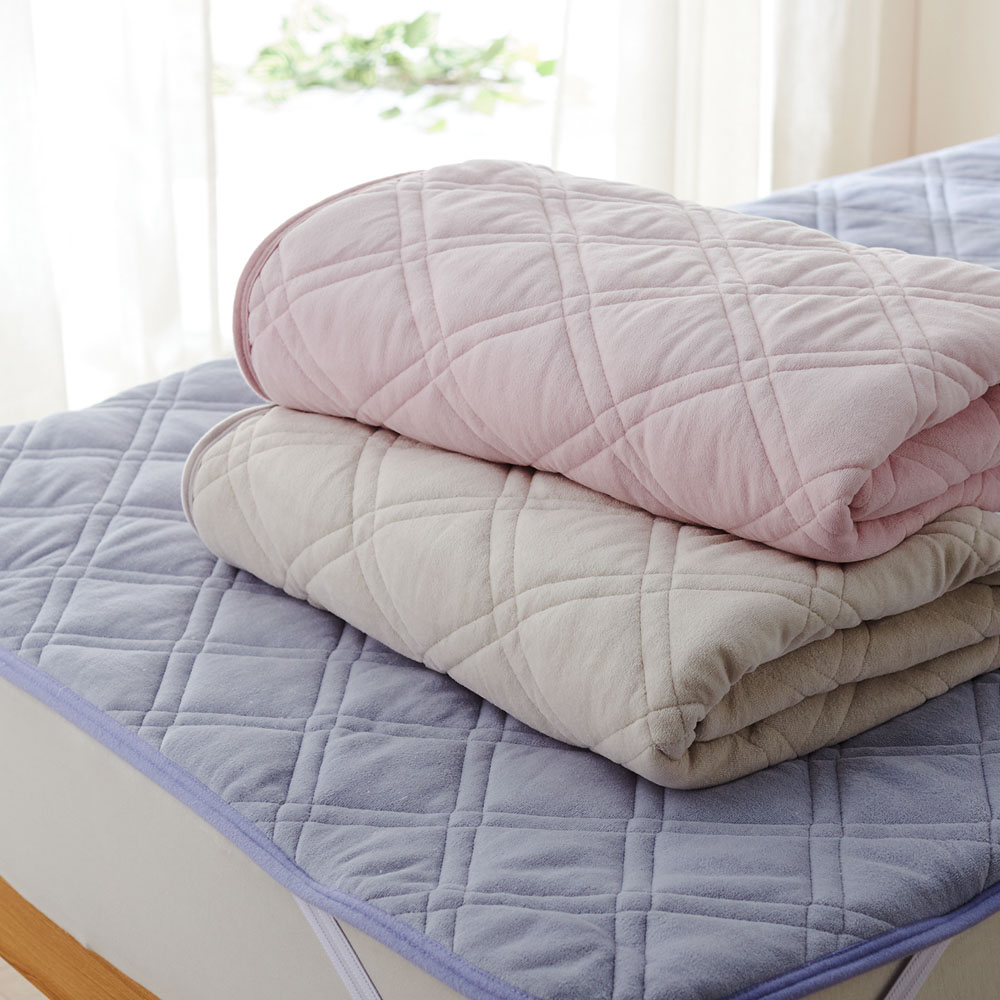 【ベルメゾン】綿素材を使ったあったか敷きパッド 【ベルメゾン】綿素材を使ったあったか敷きパッド