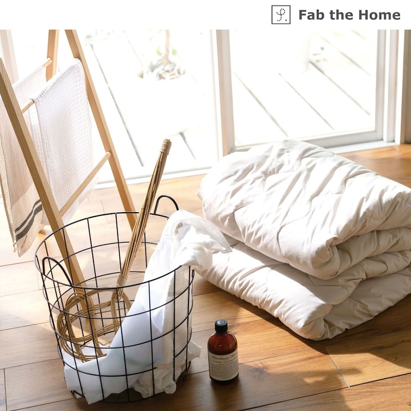 コンパクトになるので自宅で洗濯可能