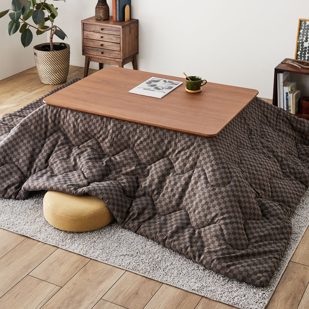 【イクス/IKS】先染め綿素材のこたつ布団