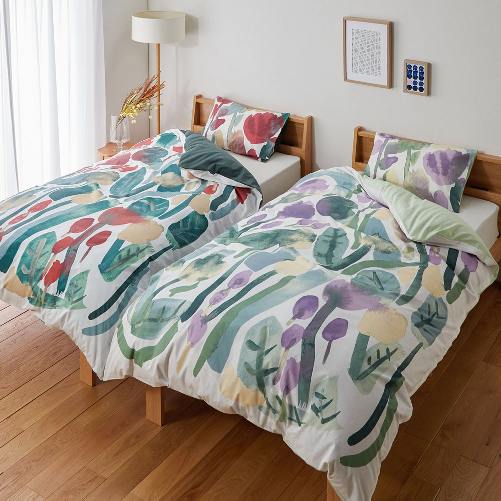 【フィンレイソン/Finlayson】綿素材を使った北欧デザインの布団カバーセット(2点)