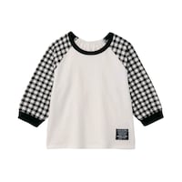 オフホワイト×ブラックギンガム