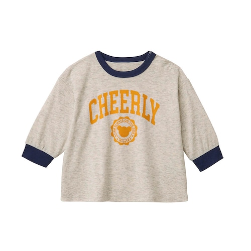 カレッジロゴビッグシルエット長袖Ｔシャツ 【ベビー服】