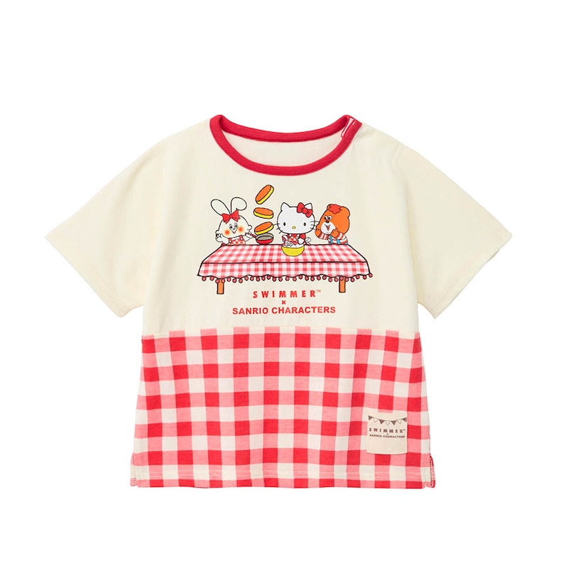 アイボリー×レッド系
