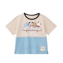 ベージュ×ネイビー系