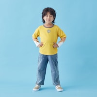 ラブル（イエロー系）／モデル身長110cm・110サイズ着用