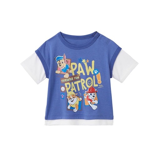 パウ・パトロール ベストレイヤード風プリント半袖Ｔシャツ 【ベビー服】