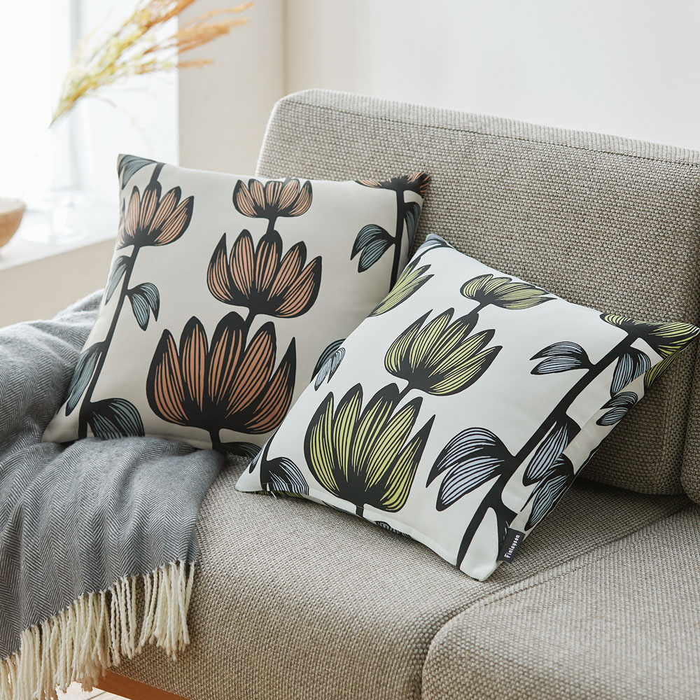 【フィンレイソン/Finlayson】北欧デザインのクッションカバー(ALMA)