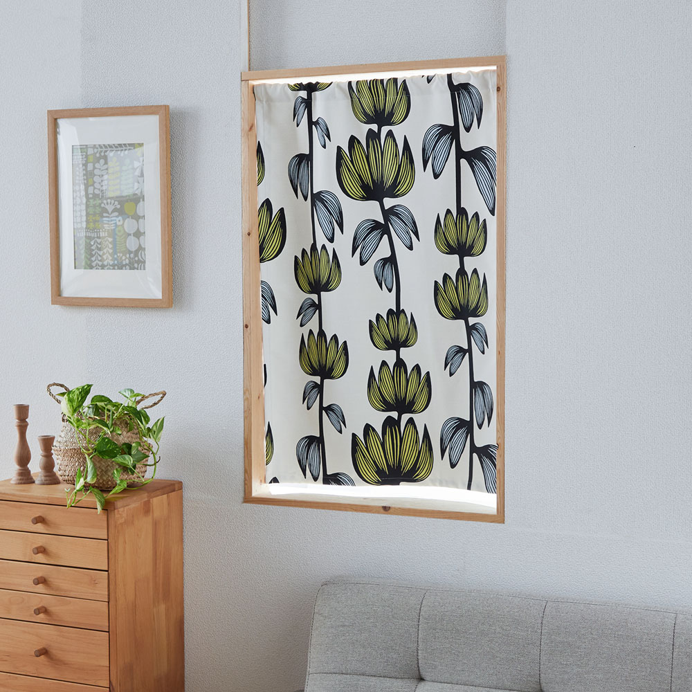 【フィンレイソン/Finlayson】北欧デザインの小窓・カフェカーテン(ALMA)