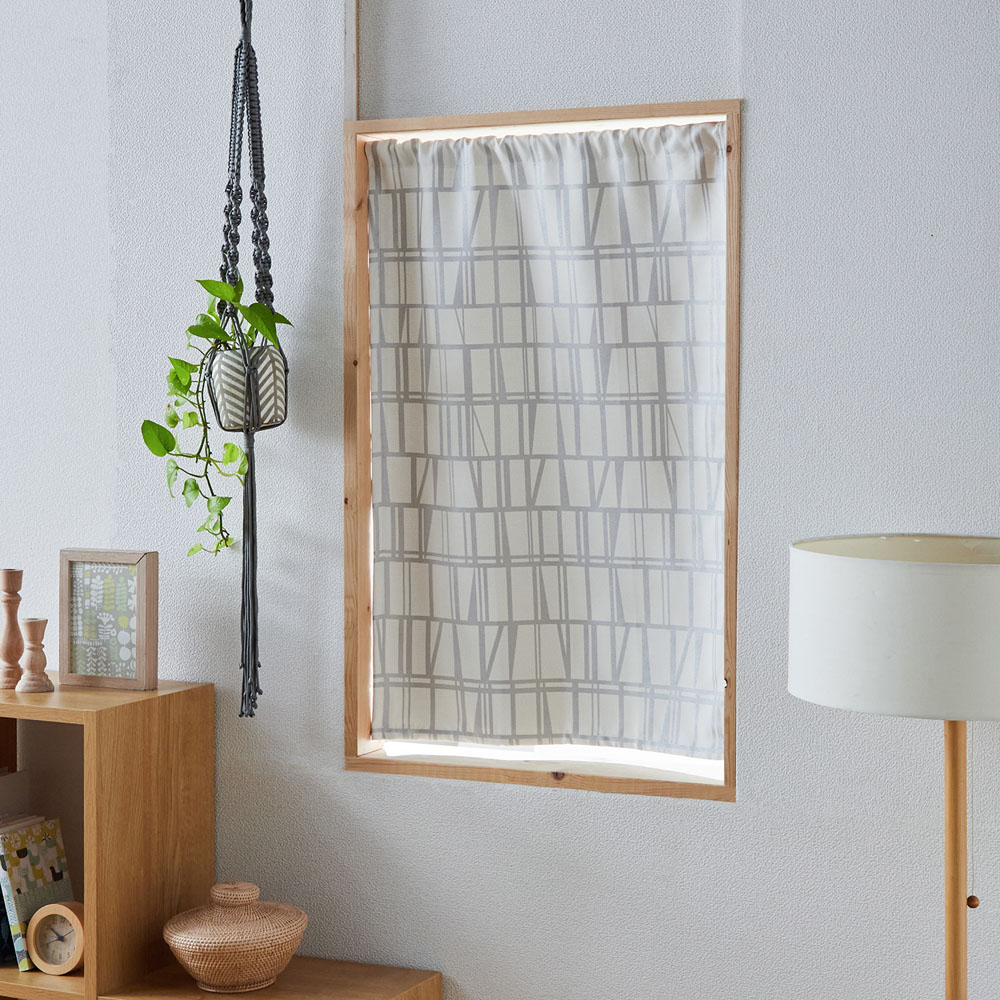 【フィンレイソン/Finlayson】北欧デザインの小窓・カフェカーテン(CORONNA)