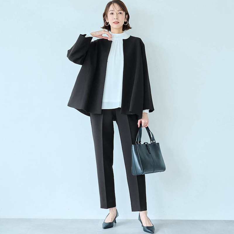 モデル身長169cm／M・股下68cm ※写真は撮影用のため股下＋6cmになります。