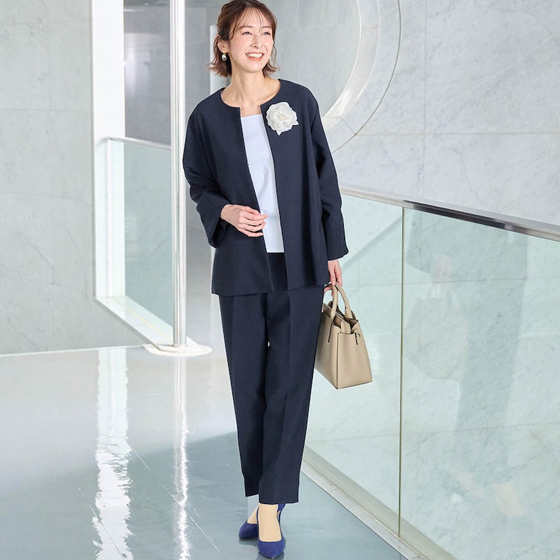 モデル身長169cm／M・股下68cm ※写真は撮影用のため股下＋6cmになります。