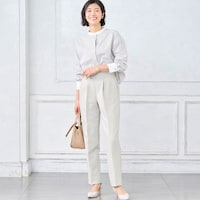 モデル身長168cm／M・股下68cm ※写真は撮影用のため股下＋6cm、パンツのみ着用