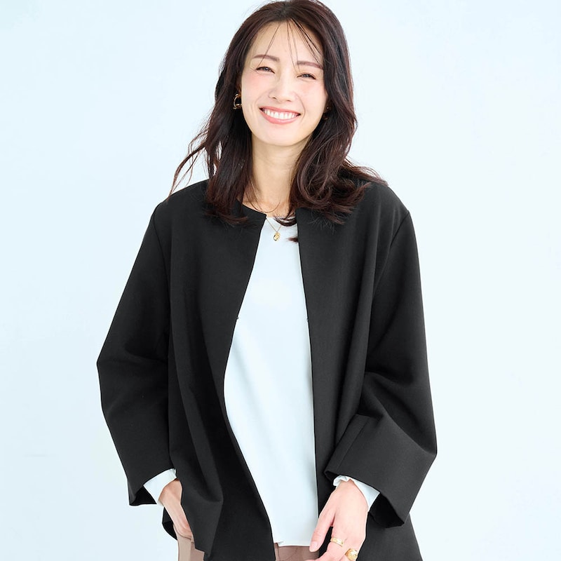 モデル身長173cm／M・股下68cm ※ジャケットのみ着用