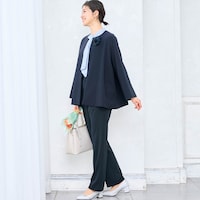 モデル身長168cm／M・股下68cm ※写真は撮影用のため股下＋6cmになります。