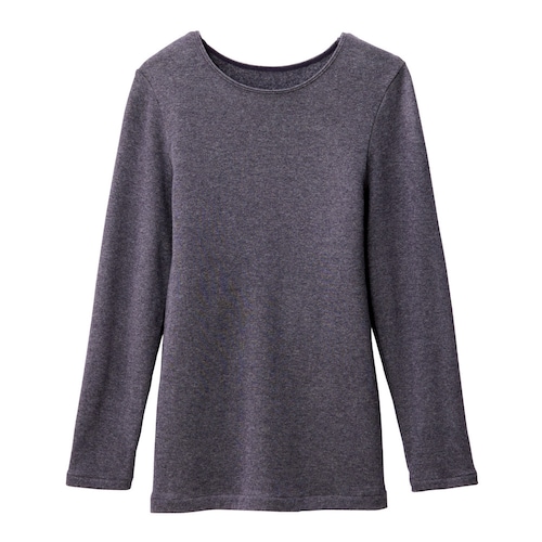 【ワコール／LOVE BODY】 らくのびサーモ８分袖トップス