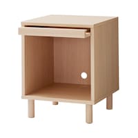 オープン時／背面にはコード穴付き