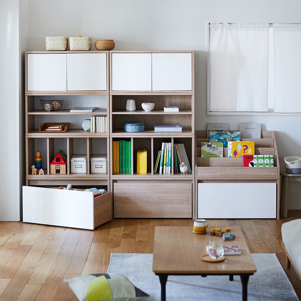 自由に組み合わせができるユニットシェルフ <選べる6タイプ＞(BELLE